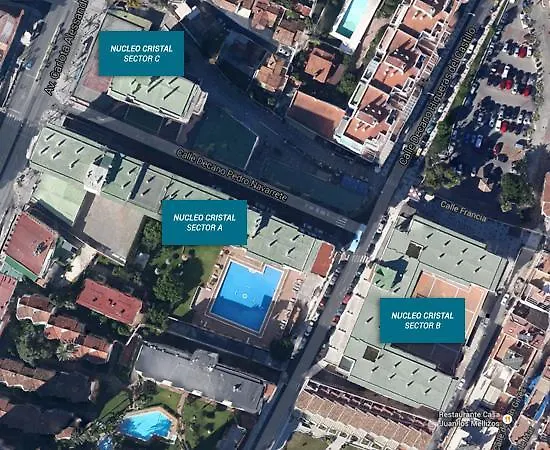 Apartamentos Nucleo Cristal Torremolinos 0*,  Spanyolország